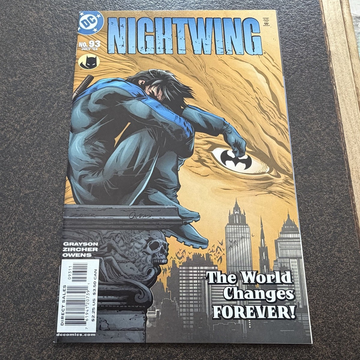 NIGHTWING #93 2004 DC CONTROVERSIAL ASSAULT ISSUE NM+ HIGH GRADE