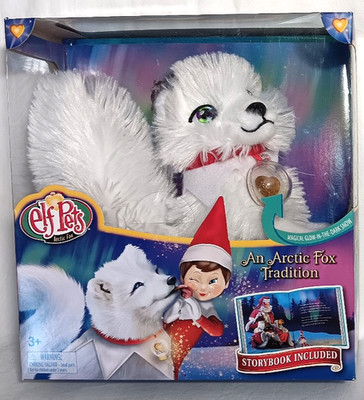 Elf Pets an Arctic Fox Tradition Stuffed Animal Storybook Included NEW