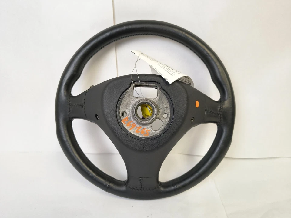 2004-2005 Audi S4 3 Spoke Leather Steering Wheel Black 8E0419091AT OEM - Image 3 of 4