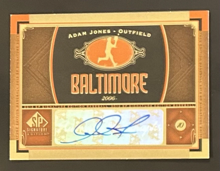 Autograph Adam Jones Baseball Cards for sale | eBay
