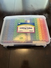EAI Education Linking Cubes. 2cm Set Of 500 minus 2 Cubes . See Pics/Descript.