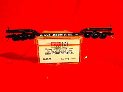 Coche plano centro deprimido MTL 109020 NEW YORK CENTRAL #498996 'NUEVO' A ESCALA | Condition: New