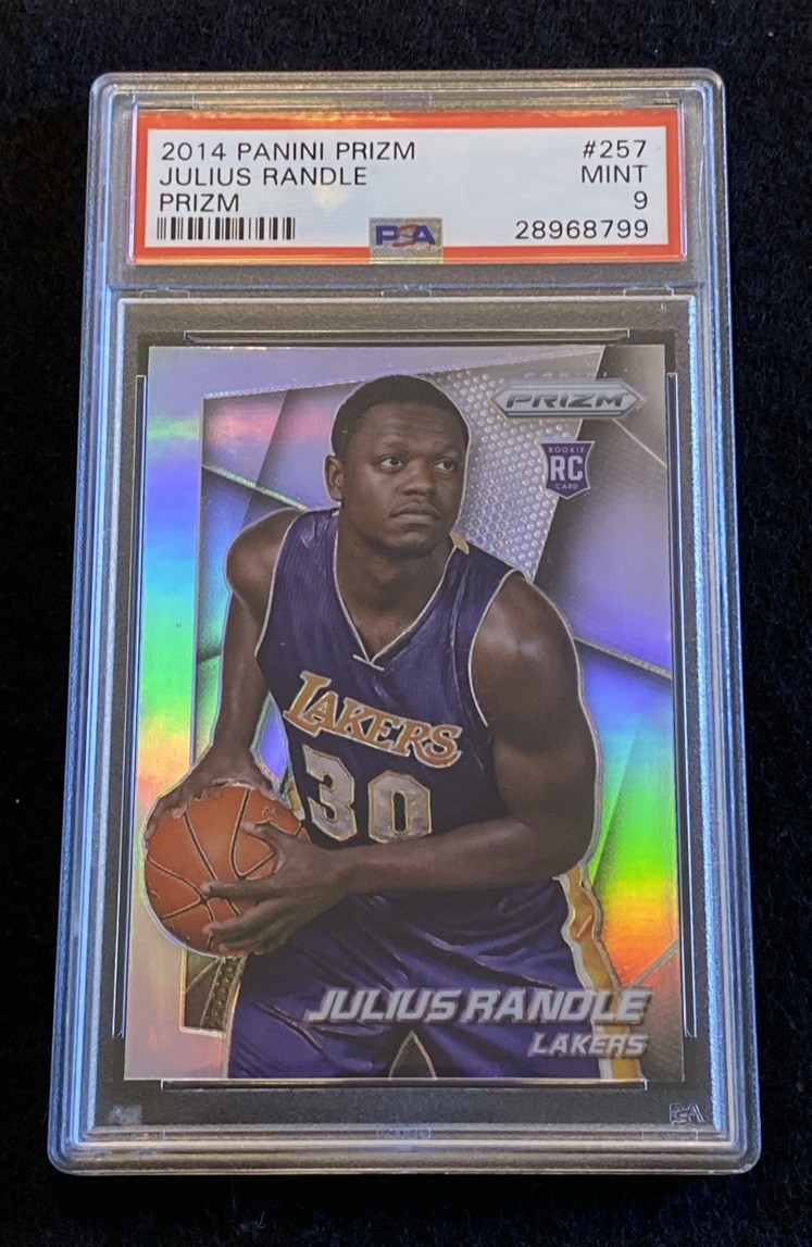 2014 Panini Prizm Julius Randle Silver Prizm Rookie #257 PSA 9 (Timberwolves)