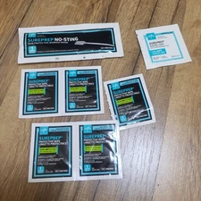 Medline Sureprep Skin Protective Wipes & Wand Rapid Dry Film No-Sting Lot of 7