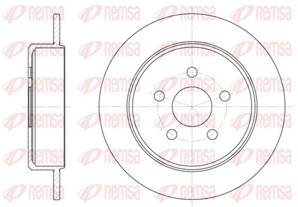 2X Remsa Bremsscheibe 6901.00 FüR Dodge LE Chrysler PT Neon Cruiser PL 270Mm 2-image