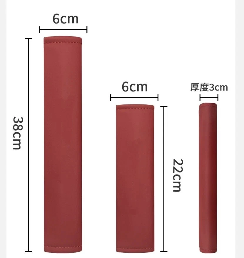 Funda de cinturón de seguridad de coche apta para Mazda 2 piezas cojín de hombro almohadilla accesorios Foto 2 de 4