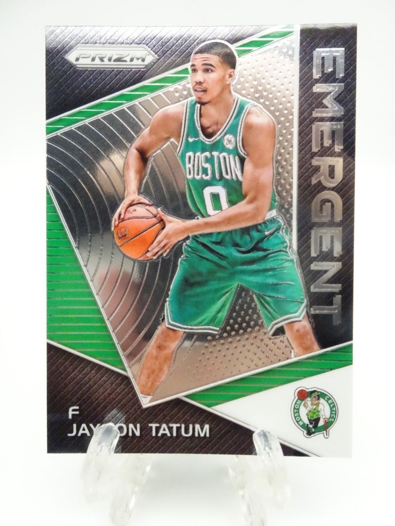 2017-18 Panini Prizm Jayson Tatum Emergent Rookie RC #EM-JAY Celtics-4