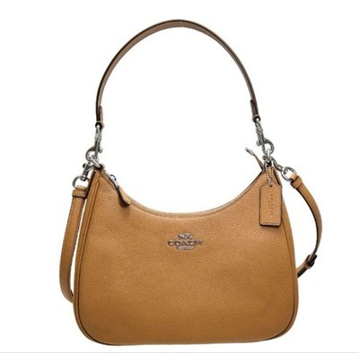 COACH Terri Hobo Shoulder Bag CJ517 2way Light Saddle Brown