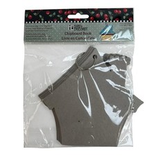 MARY ENGELBREIT Chipboard Book House Birdhouse 5 Pages Mini Scrapbook Ring Bound