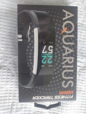 Aquarius AQ125HR Fitnesstracker schwarz, Pulsmesser, Schrittzähler, Bluetooth