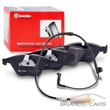 BREMBO BREMSBELÄGE BREMSBELAGSATZ + WARNKONTAKT VORNE FÜR BMW 5-ER E60 E61