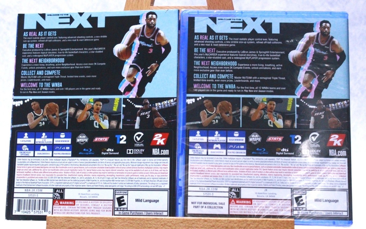 NBA 2K20 -- Legend Edition (Sony PlayStation 4, 2019) for