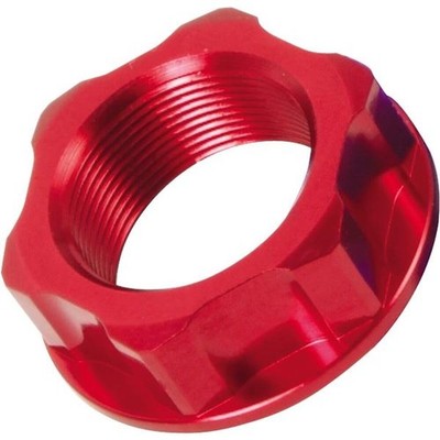 Zeta Steering Stem Nut - Red - 34362-01