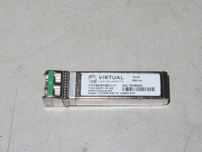 Virtual Instruments FTLF8829P3 Series SFP+ Transceivers P/N: FTLF8829P3BCV-V1
