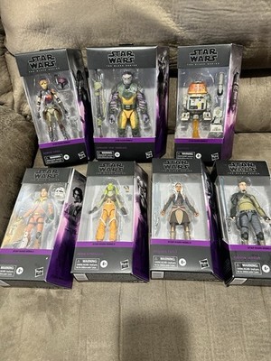 Star Wars Black Series Rebels - Lot Of 7 - Full Set - New Sealed