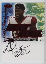 2022 SAGE High Series Next Level Signatures Red Delarrin Turner-Yell Auto v9t