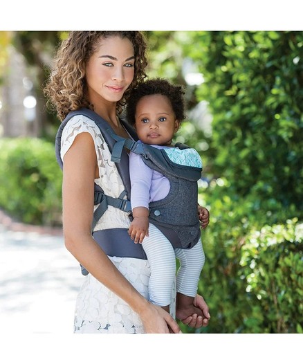 NEW! Flip Infantino 4-In-1 Convertible Baby Carrier Face-In and Face-Out Gray - Picture 4 of 7