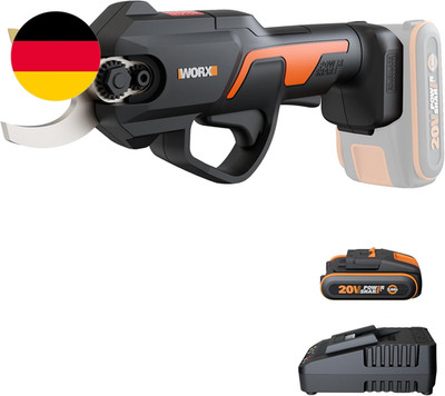 Worx NITRO WG330E Akku Astschere 20V - Müheloses Schneiden Dank Elektrischen Ant