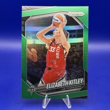 2025 Panini Prizm WNBA Elizabeth Kitley Green Prizm #41 Las Vegas Aces