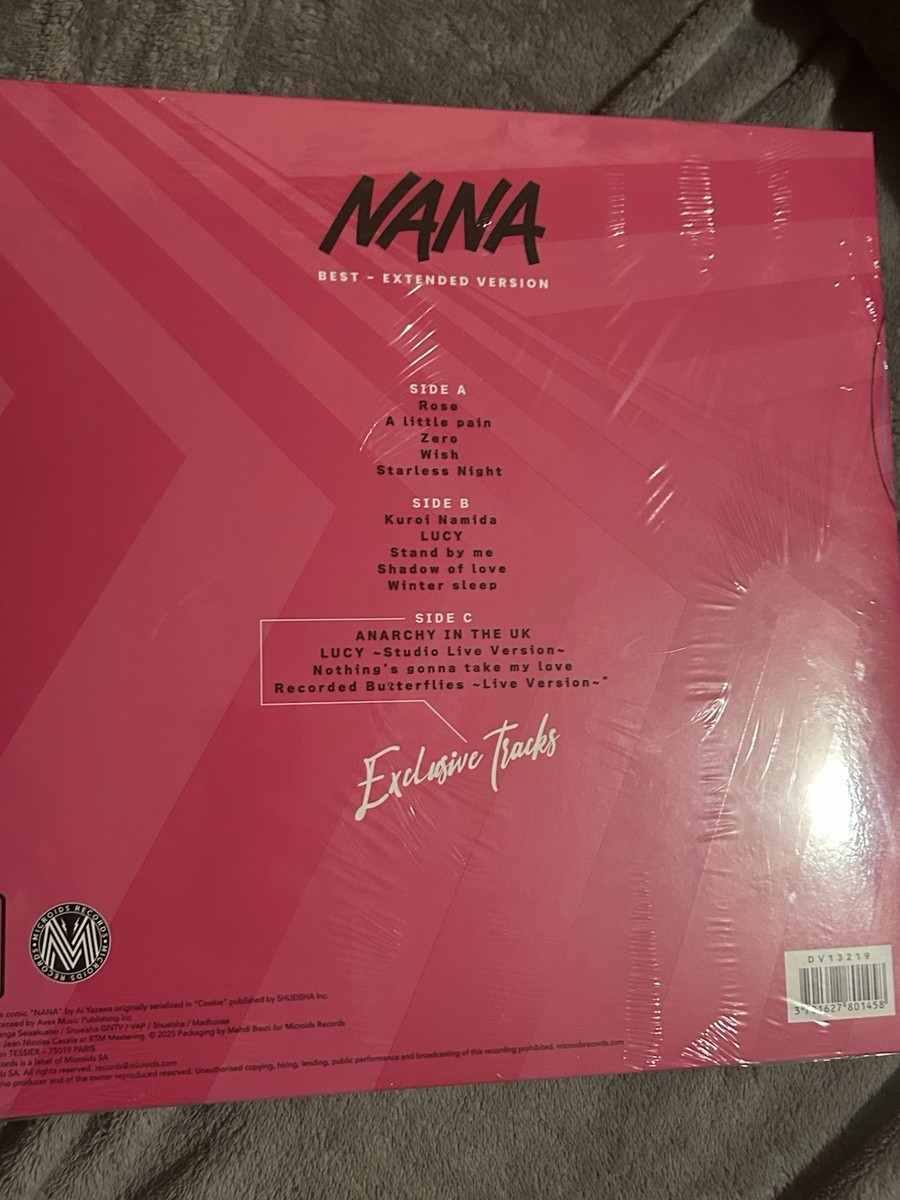 New unopened) Nana Best Collection Extended Version Vinyl Record