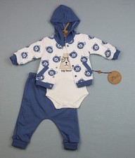 NEU Babyset 3-tlg. Body langarm ,Hose, Kapuze...