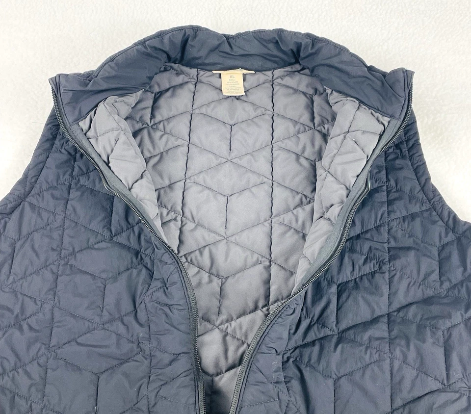 Chaleco Acolchado Ligero Aislado Puffer Negro De Colección Duluth Trading Co Talla XL Foto 2 de 4