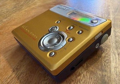 Sony MZ-N505 Net MD Walkman Type-R MiniDisc Recorder Player Gold