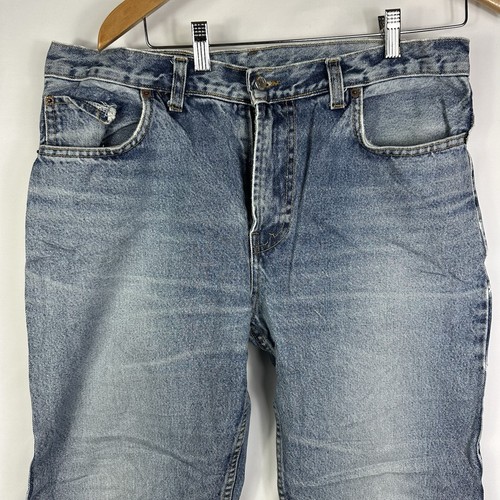 Levi’s 501 Jeans Herren 34x34 Original Fit Straight Leg Vintage Blau Denim - Bild 2 von 16