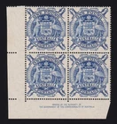 ACSC 270Bz - 1949 Authority Imprint Blk of 4 £1 Pound Dull Blue Stamps MNH - R16