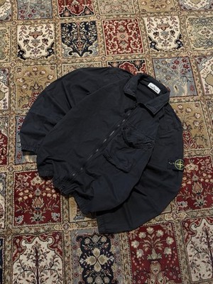 Stone Island Total Black Overshirt Jacket Rare 