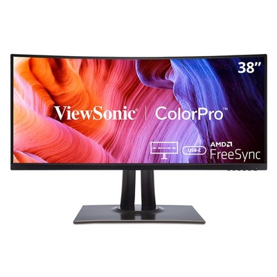 ViewSonic IPS Monitor VP3881a 38'' Curved Ultrawide WQHD+ ColorProwith 90W USB C