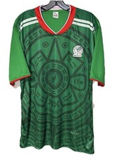 Mexico National Team Soccer Jersey Shirt Green Red White Size XL