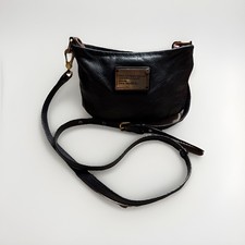 Marc By Marc Jacobs Crossbody Bag SMALL Classic Q Percy BLACK Pebble Leather
