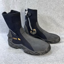 SEAC Pro HD 6mm Neoprene Scuba Dive Boots Side Zip Mens L US 8.5-9.5