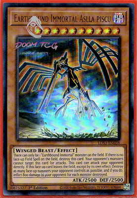 Yugioh! Earthbound Immortal Aslla Piscu LDS3-EN038 (UR) 1st Ed