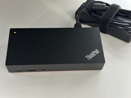 Lenovo ThinkPad USB-C Dock Gen 2 LDC-G2 40AS 03X7609 Dock w/ 90w Adapt FREE S/H - Photo 3/15
