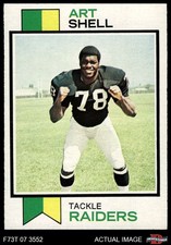 1973 Topps #77 Art Shell  Raiders RC HOF Maryland 8 - NM/MT