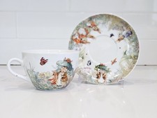 Peter Rabbit Teacup Saucer Set Beatrix Potter Zrike Bunny Tea Cup Gift