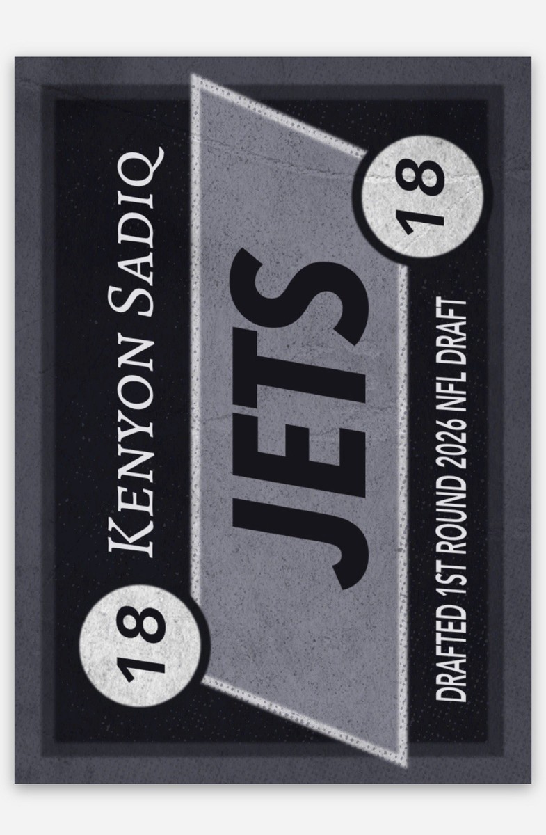 kenyon sadiq jets card 1st Round Pick | eBay