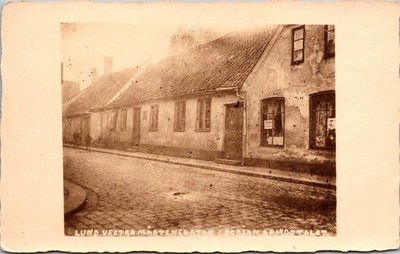 RPPC V Martensgatan Lund Sweden Early 1900s Real Photo Postcard D62