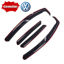 GENUINE VW GOLF MK6 5-Door Hatchback 2008-2013 | Wind Deflectors 4pcs 8Clips