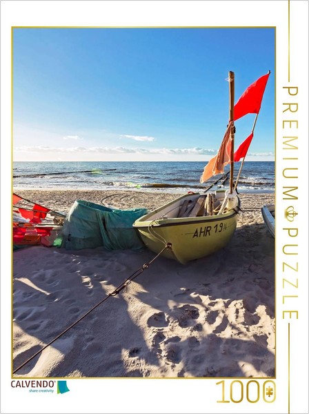 Calvendo Puzzle Beach Near Ahrenshoop On The Baltic Sea | 1000 Pieces, Finished-image