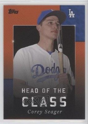 2022 Topps X Wander Franco Head of the Class Orange 5/5 Corey Seager #76 9b3