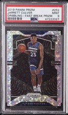 2019 PANINI PRIZM VARIATION-FAST BREAK PRIZM #252 JARRETT CULVER PSA 9