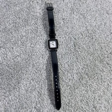orologio da polso donna Lacoste quadrante bianco cinturino pelle nero