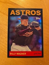 2025 Topps Archives Billy Wagner Black Foilboard Parallel No. 33 HOF