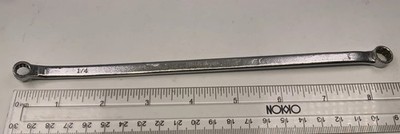 LOBELOC 5550998, Mil-Std Corp 1/4in. X 5/16in. 12pt Box End Wrench, 9in. Long
