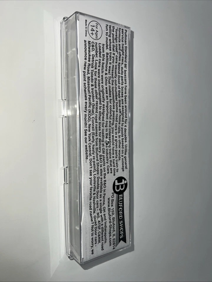Bluford Shops N Scale  B&O 86' Quad Door Auto Parts Boxcar 87042  # 492063 - Image 4 of 4
