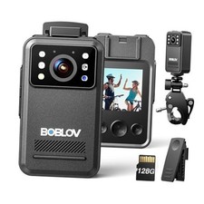 A28 Small Body Camera, Mini Video Camera Camcorder with 2K, 9 Hours 128GB