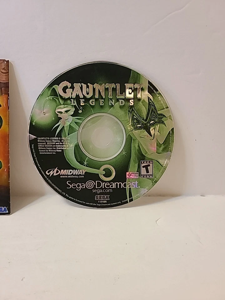 Gauntlet Legends (Sega Dreamcast, 2000) Juego y Manual Foto 4 de 4